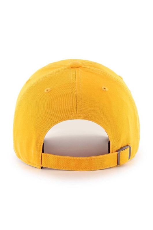 Бавовняна бейсболка 47brand MLB Los Angeles Dodgers колір жовтий з аплікацією (3278005) фото 2