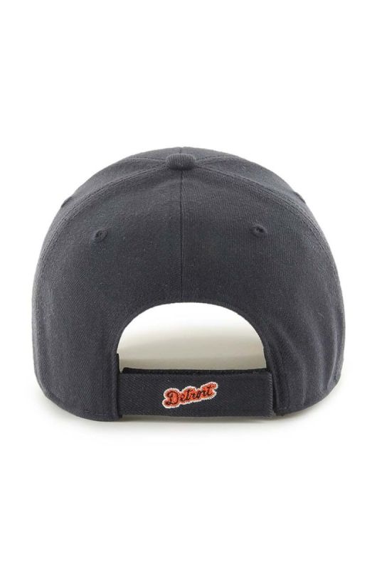 Кепка з домішкою вовни 47brand MLB Detroit Tigers колір синій з аплікацією фото 2