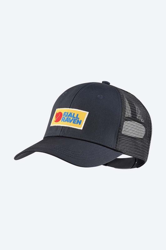 Кепка Fjallraven Vardag колір синій з аплікацією F78139-555