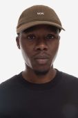 Бавовняна бейсболка Wood Wood Low Profile колір чорний однотонна 12110804.7083-OFFWHITE (3581366)