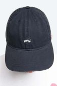 Бавовняна бейсболка Wood Wood Low Profile колір чорний однотонна 12110804.7083-OFFWHITE (3581354)