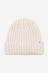 Вовняна шапка Wood Wood Aisha колір білий з товстого трикотажу вовна 12230800.4038-OFFWHITE Вовняна шапка Wood Wood Aisha колір білий з товстого трикотажу вовна 12230800.4038-OFFWHITE
