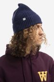 Вовняна шапка Wood Wood Luca колір синій вовна 12230812.9052-LIGHTGREY