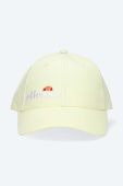Бавовняна бейсболка Ellesse Arran Cap колір жовтий з аплікацією SAJA1931-yellow