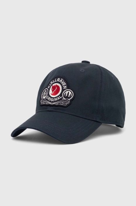 Кепка Fjallraven Fjallraven Classic Badge Cap F86979 555 колір синій з аплікацією F86979.555-555