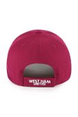 Кепка з домішкою вовни 47brand EPL West Ham United FC колір червоний з аплікацією