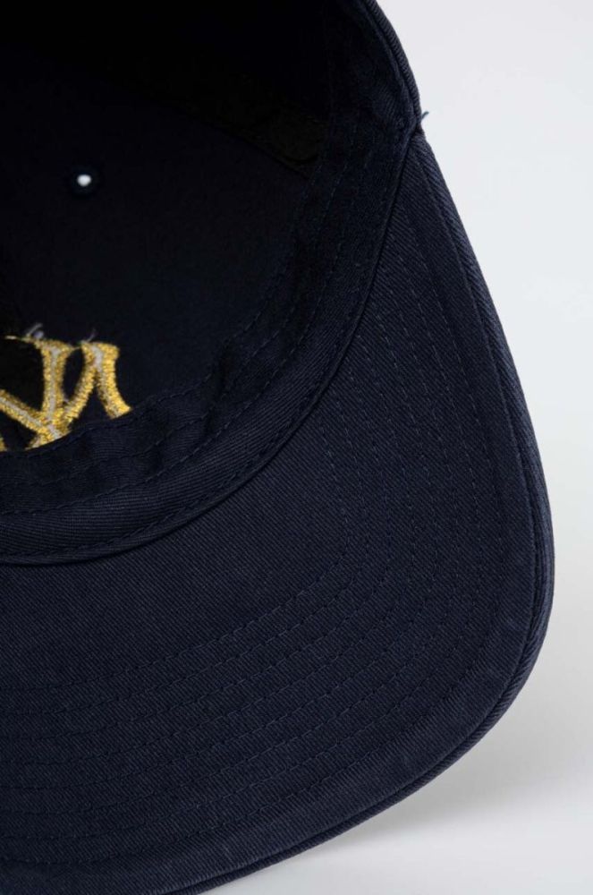 Бавовняна бейсболка 47brand MLB Los Angeles Dodgers колір синій з аплікацією (3599581) фото 3