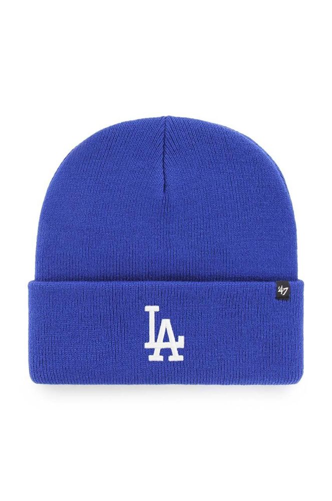 Шапка 47brand MLB Los Angeles Dodgers колір блакитний