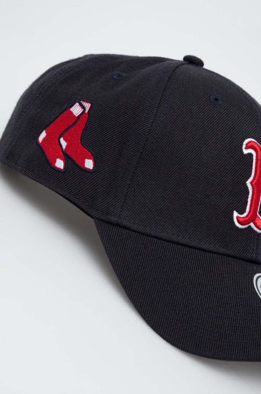 Кепка з домішкою вовни 47brand MLB Boston Red Sox колір синій з аплікацією фото 2