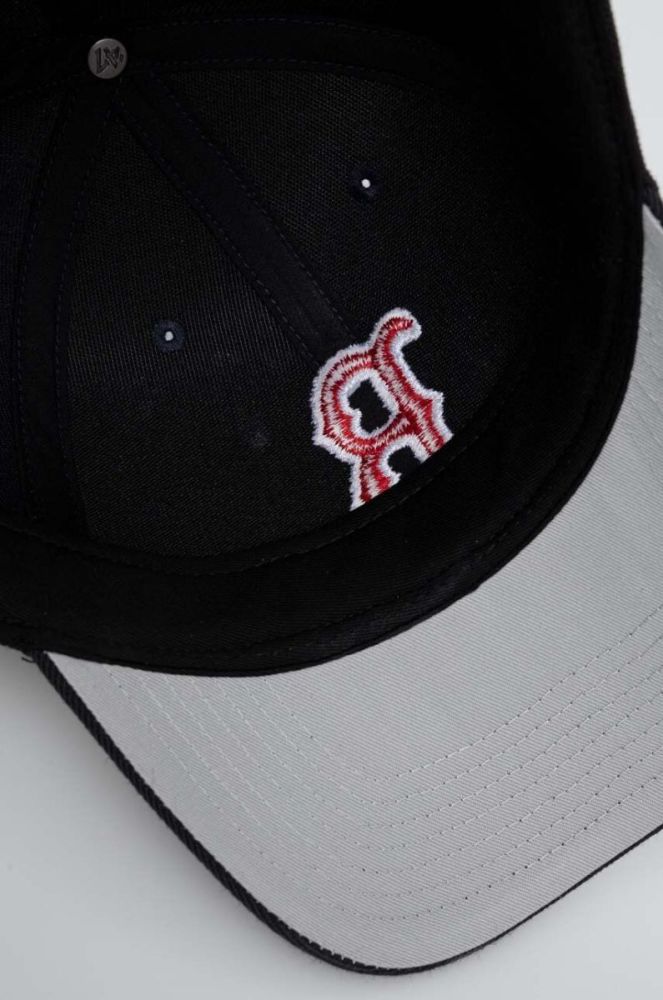 Кепка з домішкою вовни 47brand MLB Boston Red Sox колір синій з аплікацією фото 3