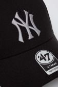 Кепка 47brand MLB New York Yankees колір чорний з аплікацією (3599345)