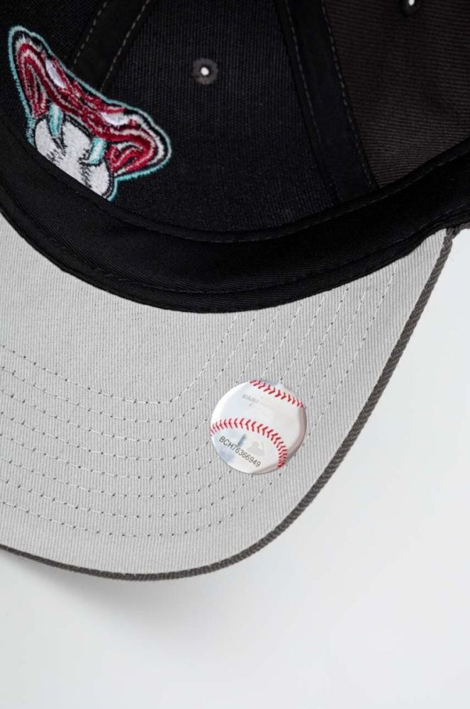Кепка 47brand MLB Arizona Diamondbacks колір сірий з аплікацією фото 3
