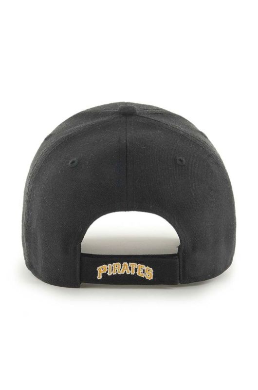 Кепка з домішкою вовни 47brand MLB Pittsburgh Pirates колір чорний з аплікацією (3453008) фото 2