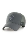Кепка 47brand MLB New York Yankees колір сірий з аплікацією (3452840)