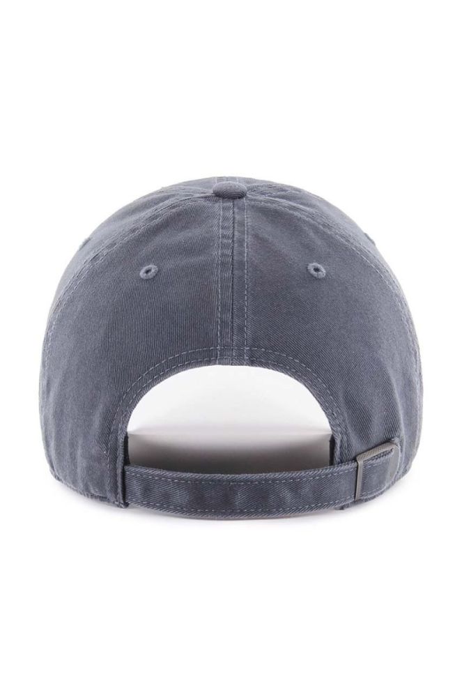 Бавовняна бейсболка 47brand MLB New York Yankees колір синій з аплікацією (3452625) фото 2