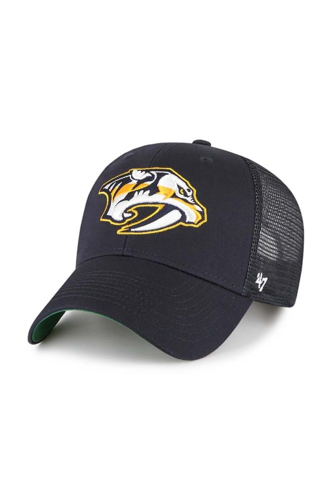 Кепка 47brand NHL Nashville Predators колір синій з аплікацією