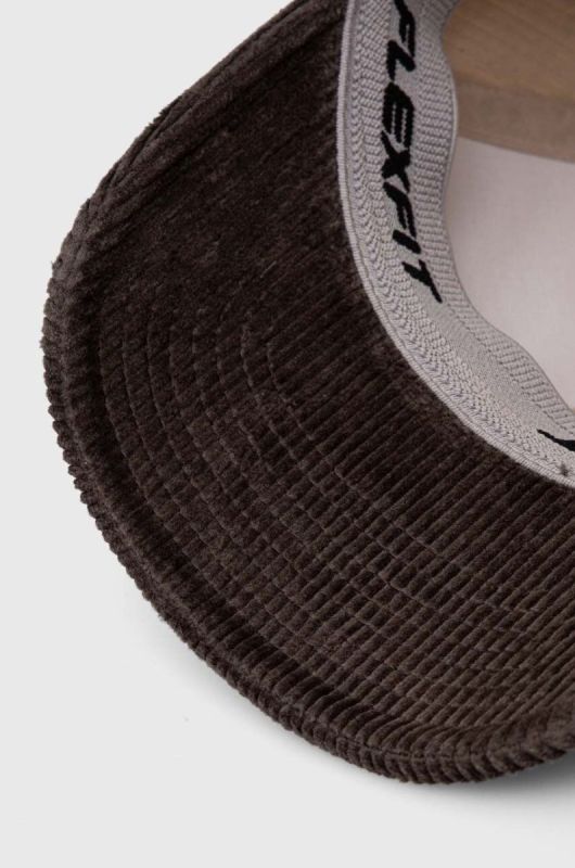 Вельветова кепка Kangol колір бежевий фото 4