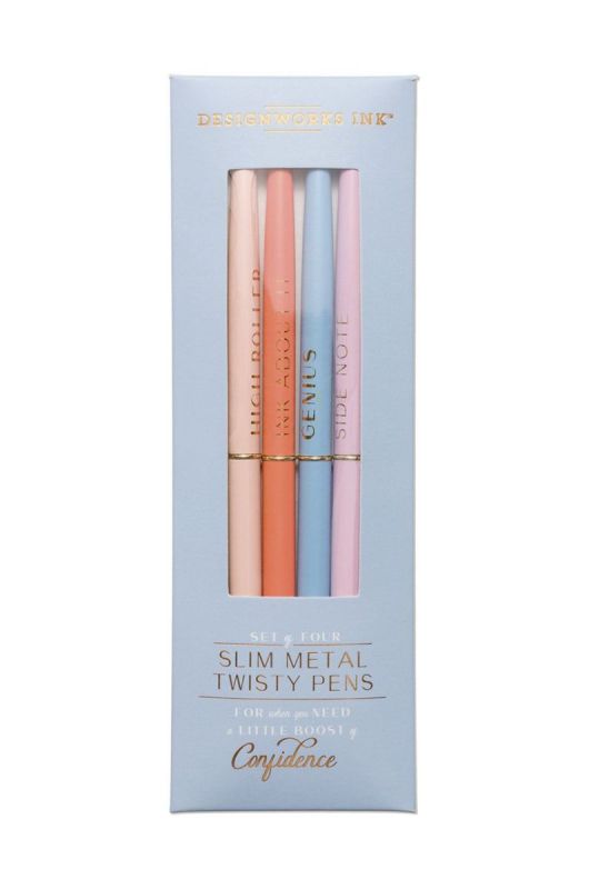 Набір ручок Designworks Ink Twistly Slim (4-pack)