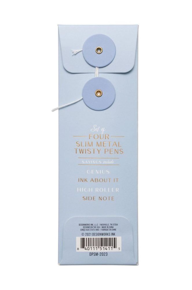 Набір ручок Designworks Ink Twistly Slim (4-pack) фото 2