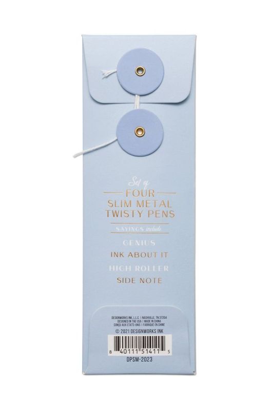 Набір ручок Designworks Ink Twistly Slim (4-pack) фото 2