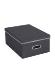 Bigso Box of Sweden набір ящиків для зберігання Joachim (5-pack) колір чорний Bigso Box of Sweden набір ящиків для зберігання Joachim (5-pack) колір чорний