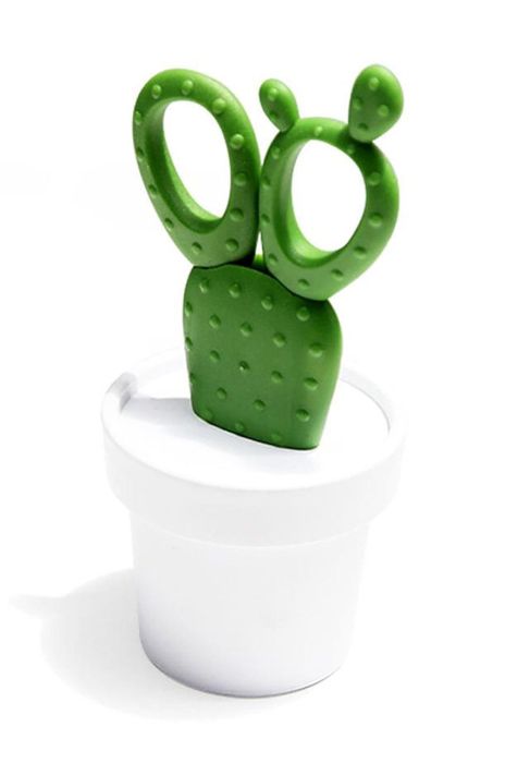 Qualy ножиці з підставкою колір барвистий