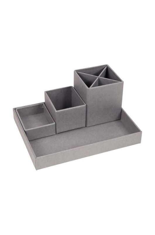 Настільний органайзер Bigso Box of Sweden Lena колір сірий фото 2