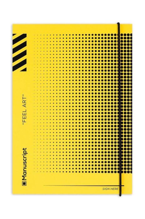 Блокнот Manuscript Off-yellow Dot Plus колір барвистий