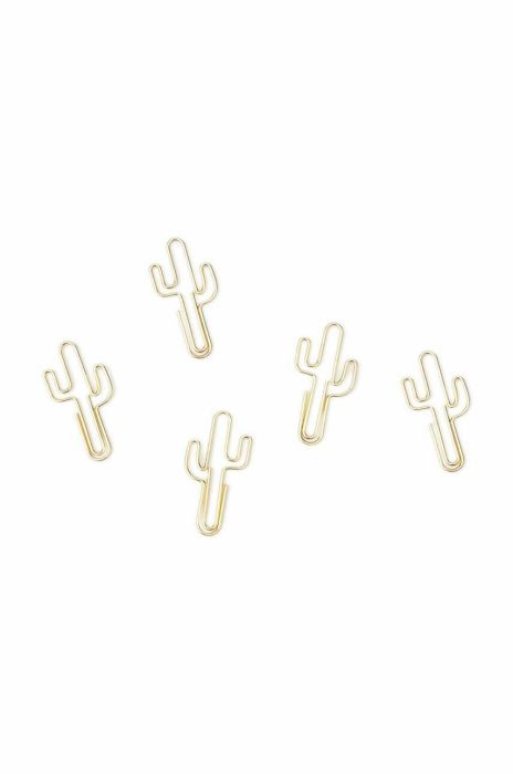 Набір канцелярських затискачів Luckies of London 5-pack колір барвистий