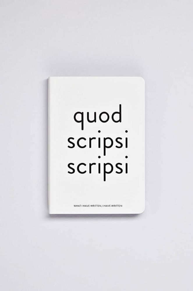 Блокнот Nuuna Quod Scripsi Scripsi S колір білий