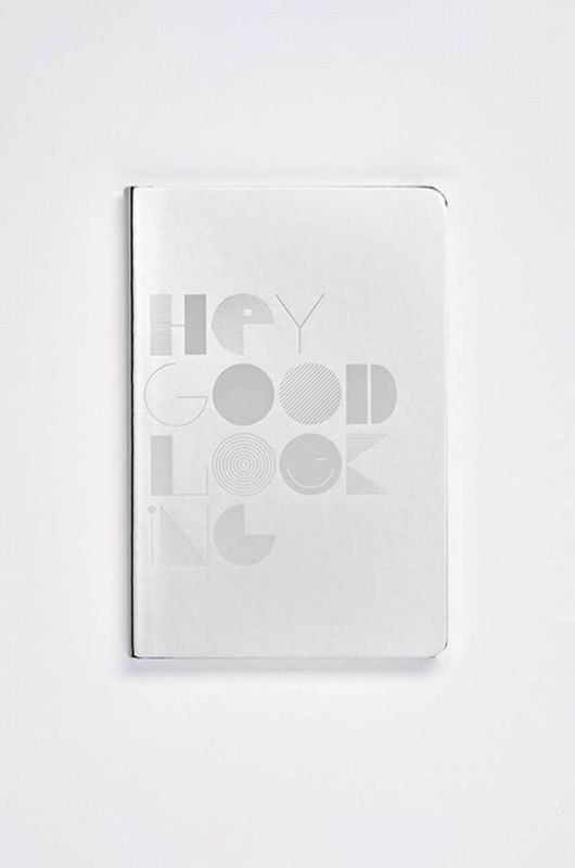 Блокнот Nuuna Hey Goodlooking M колір сірий