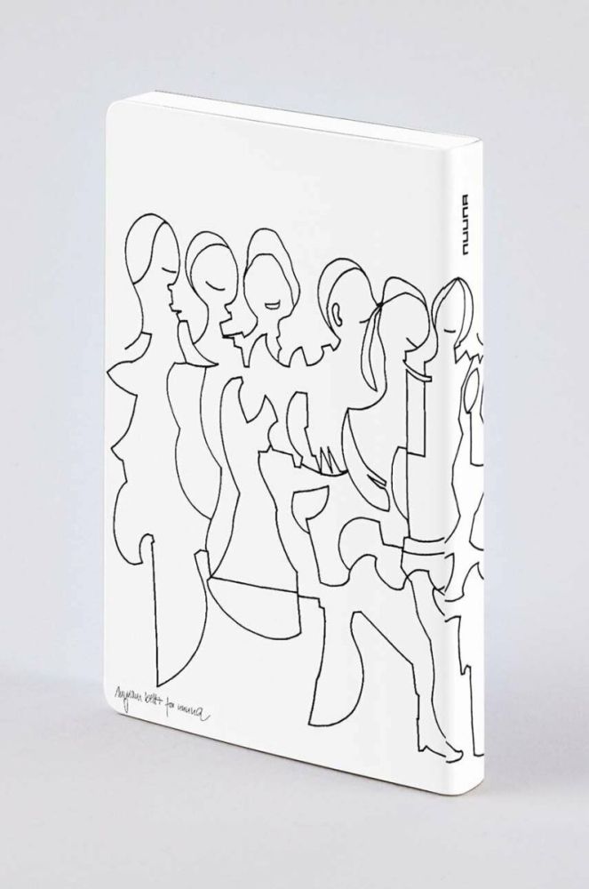 Блокнот Nuuna Friends by Myriam Beltz S колір білий фото 4