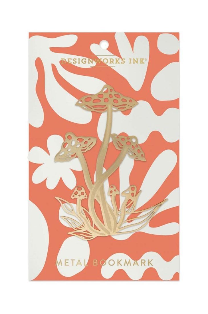 Закладка для книг Designworks Ink Mushroom колір барвистий