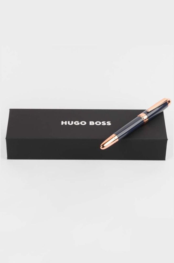 Кулькова ручка Hugo Boss колір жовтий (3565283) фото 5