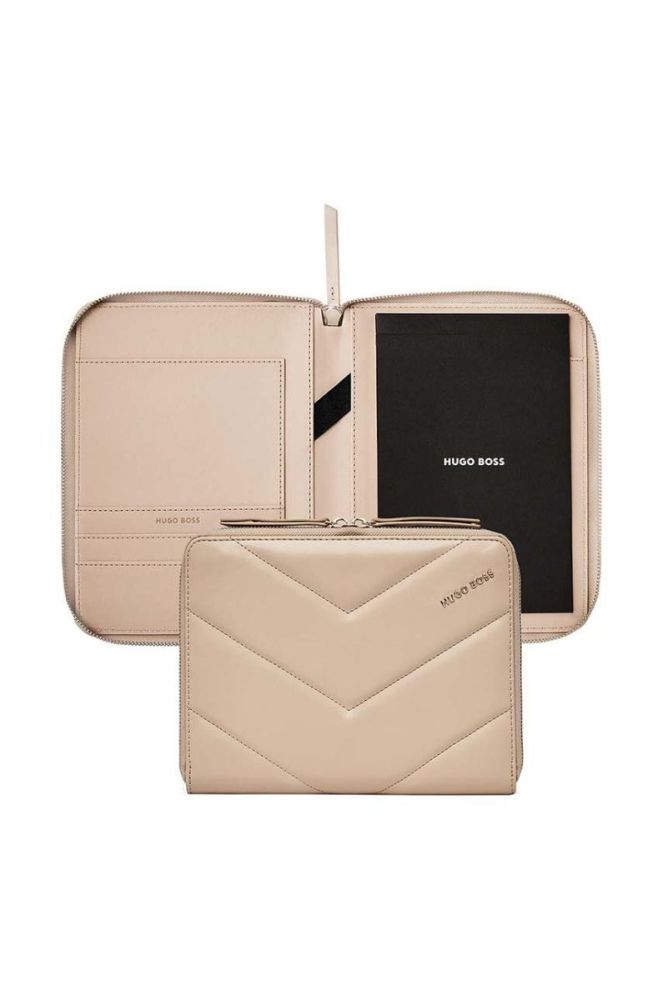 Папка Hugo Boss Conference folder A5 колір жовтий фото 3