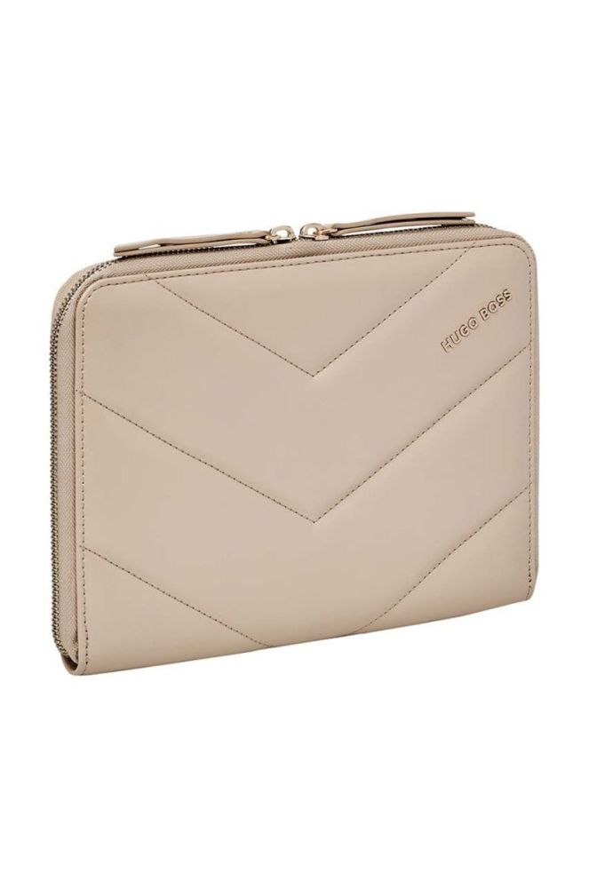 Папка Hugo Boss Conference folder A5 колір жовтий фото 4