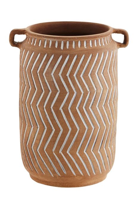 Madam Stoltz Декоративна ваза колір бежевий (2487048)