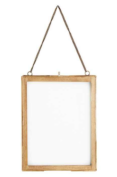 Madam Stoltz Рамка для фото колір бежевий