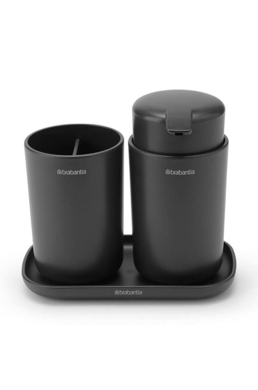 Brabantia Набір аксесуарів для ванної кімнати (3-pack) колір сірий фото 2