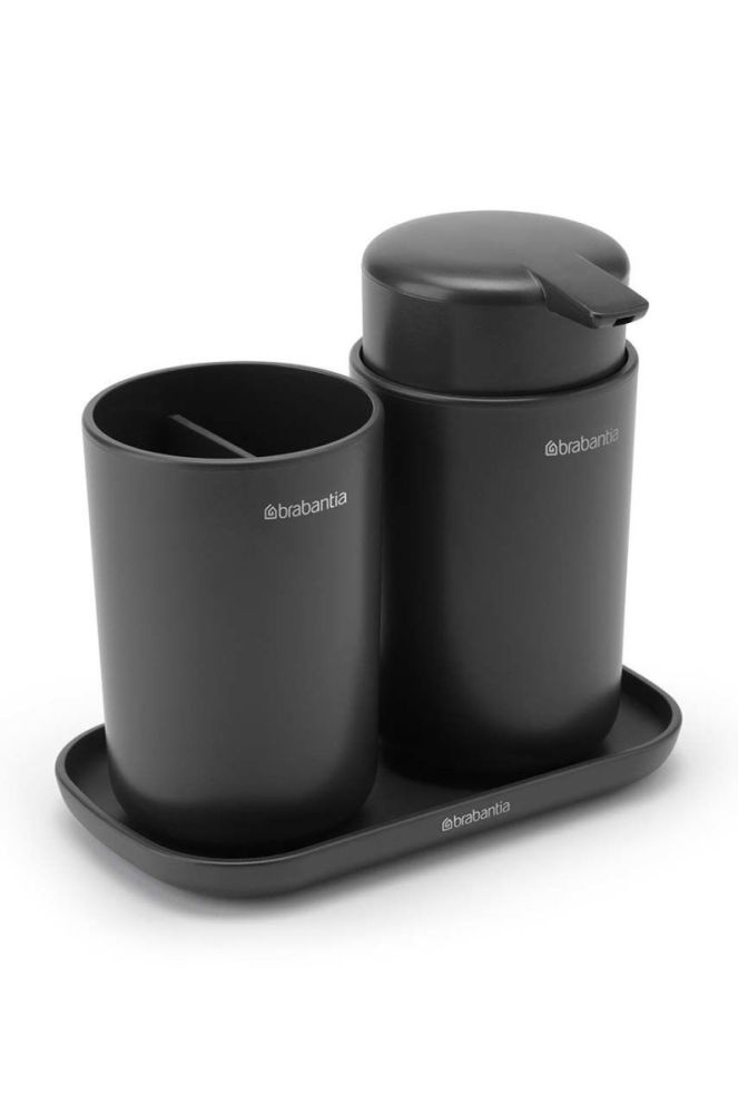 Brabantia Набір аксесуарів для ванної кімнати (3-pack) колір сірий фото 3