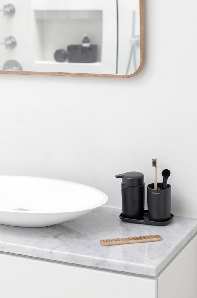 Brabantia Набір аксесуарів для ванної кімнати (3-pack) колір сірий фото 8