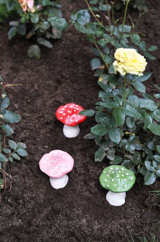 &k amsterdam Свічка без запаху Mushroom Dots колір рожевий фото 2
