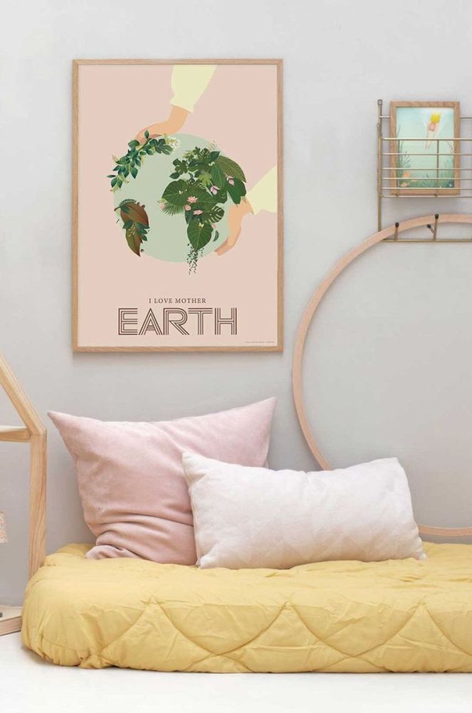 Vissevasse Плакат I Love Mother Earth 50x70 cm колір барвистий фото 3