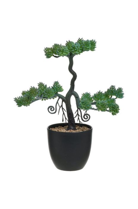 Штучне дерево в горщику колір зелений (2537866)