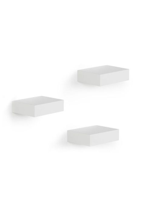 Umbra Набір підвісних полиць (3-pack) колір білий