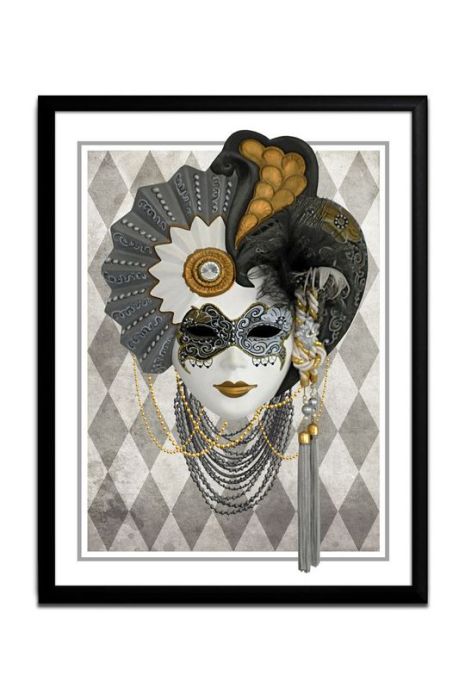 Репродукція на полотні в рамі колір барвистий (2648783)