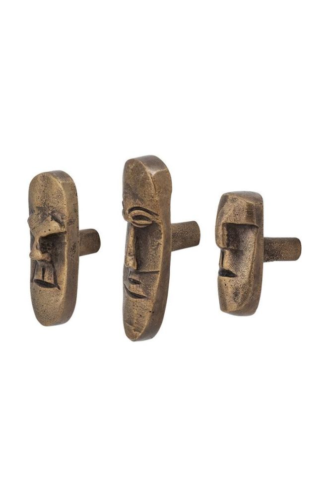 Bloomingville Набір настінних вішалок (3-pack) колір жовтий фото 2