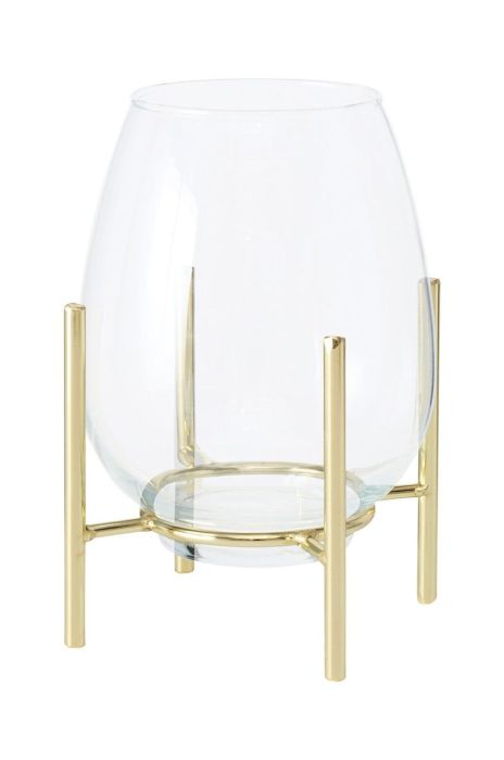 Boltze Декоративна ваза зі стелажем Taro колір прозорий