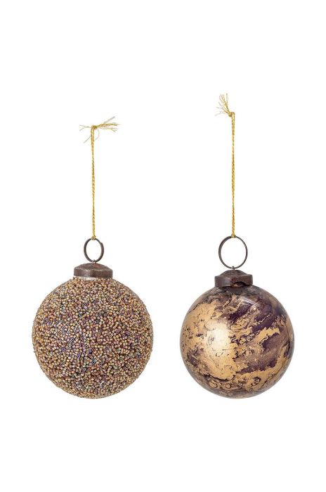 Bloomingville набір ялинкових куль (2-pack) колір барвистий (2753411)
