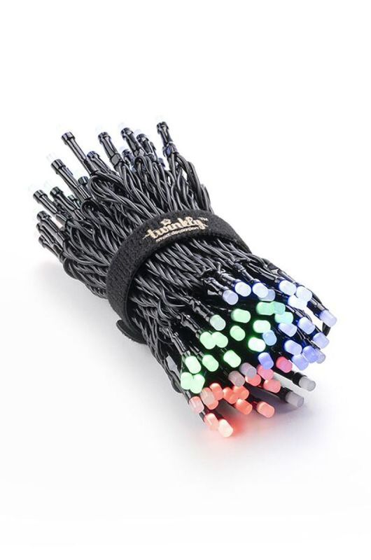 Twinkly розумні ялинкові вогники 100 LED RGB 8mb колір чорний фото 2